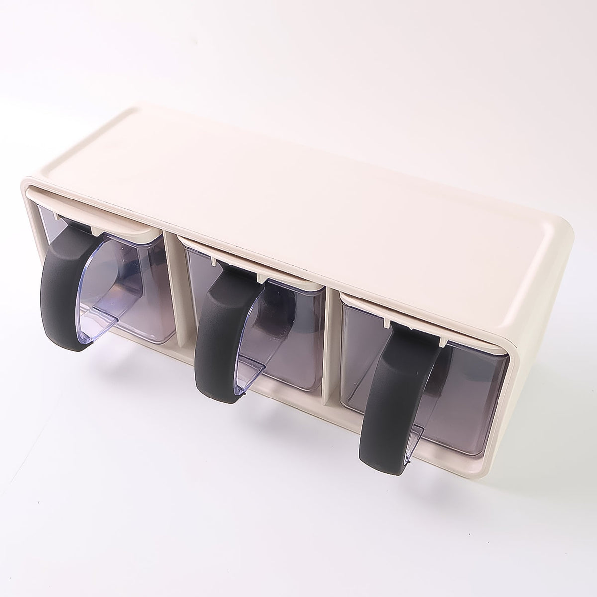 3-Piece Spice Box Set with Stand