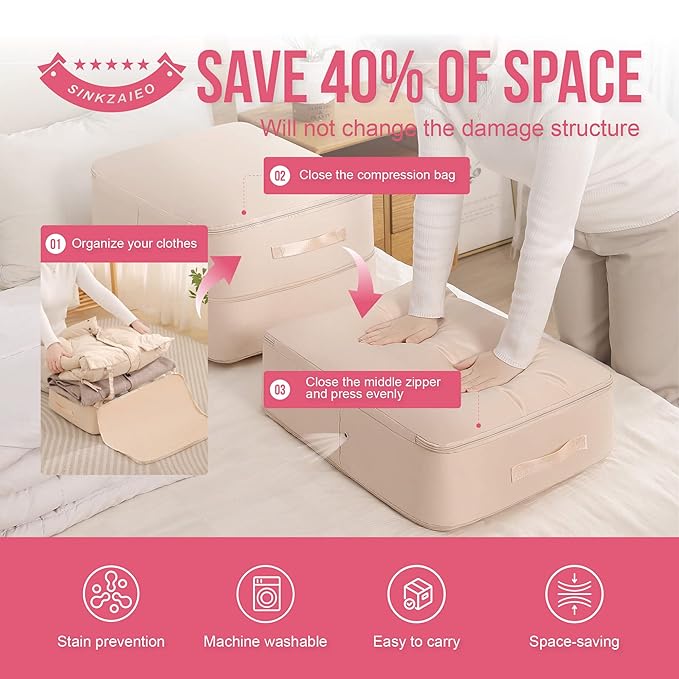 Self-Compression Storage Bag for Quilts