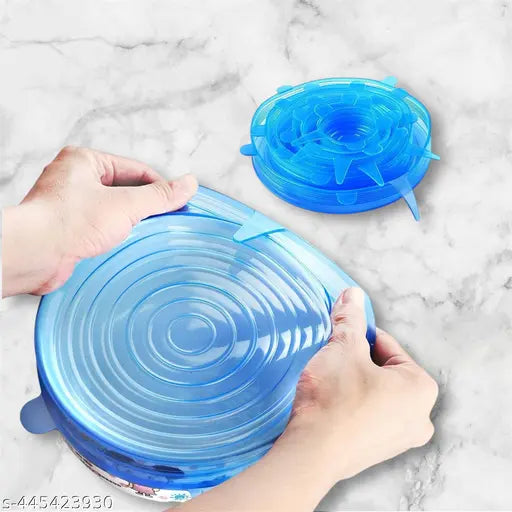 Silicone Stretch Lids, Set of 6