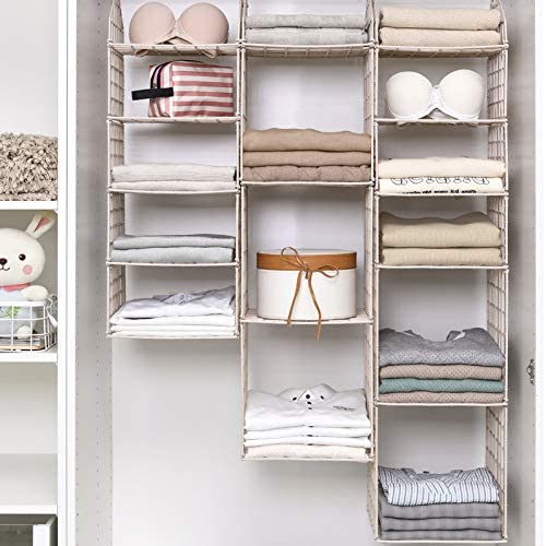 5-Shelf Hanging Wardrobe Organiser