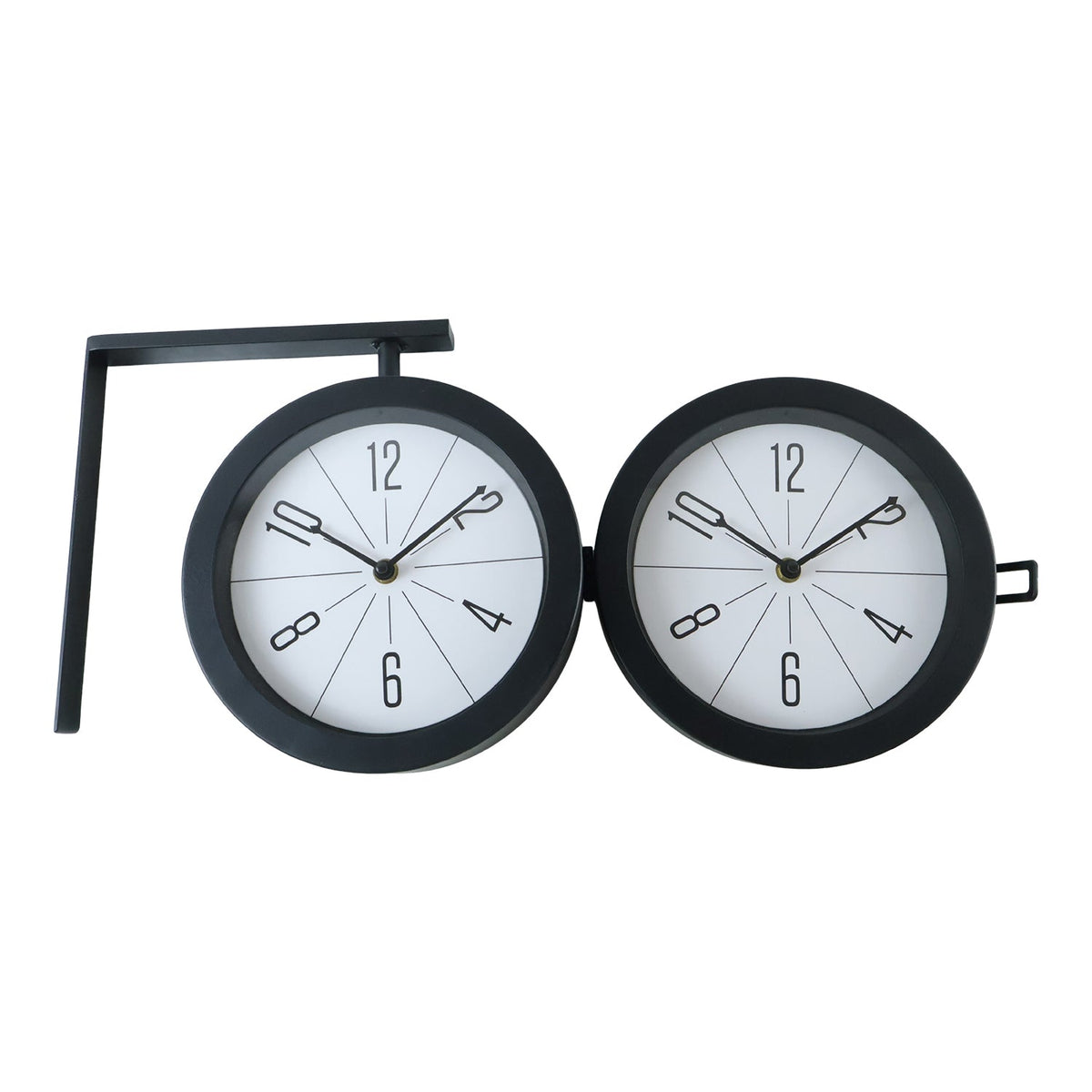 Double-Sided Station Wall Clock