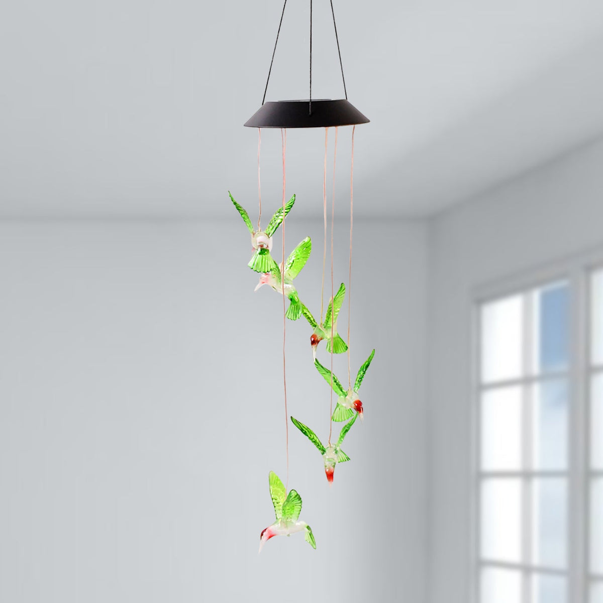 Solar Hummingbird Wind Chime