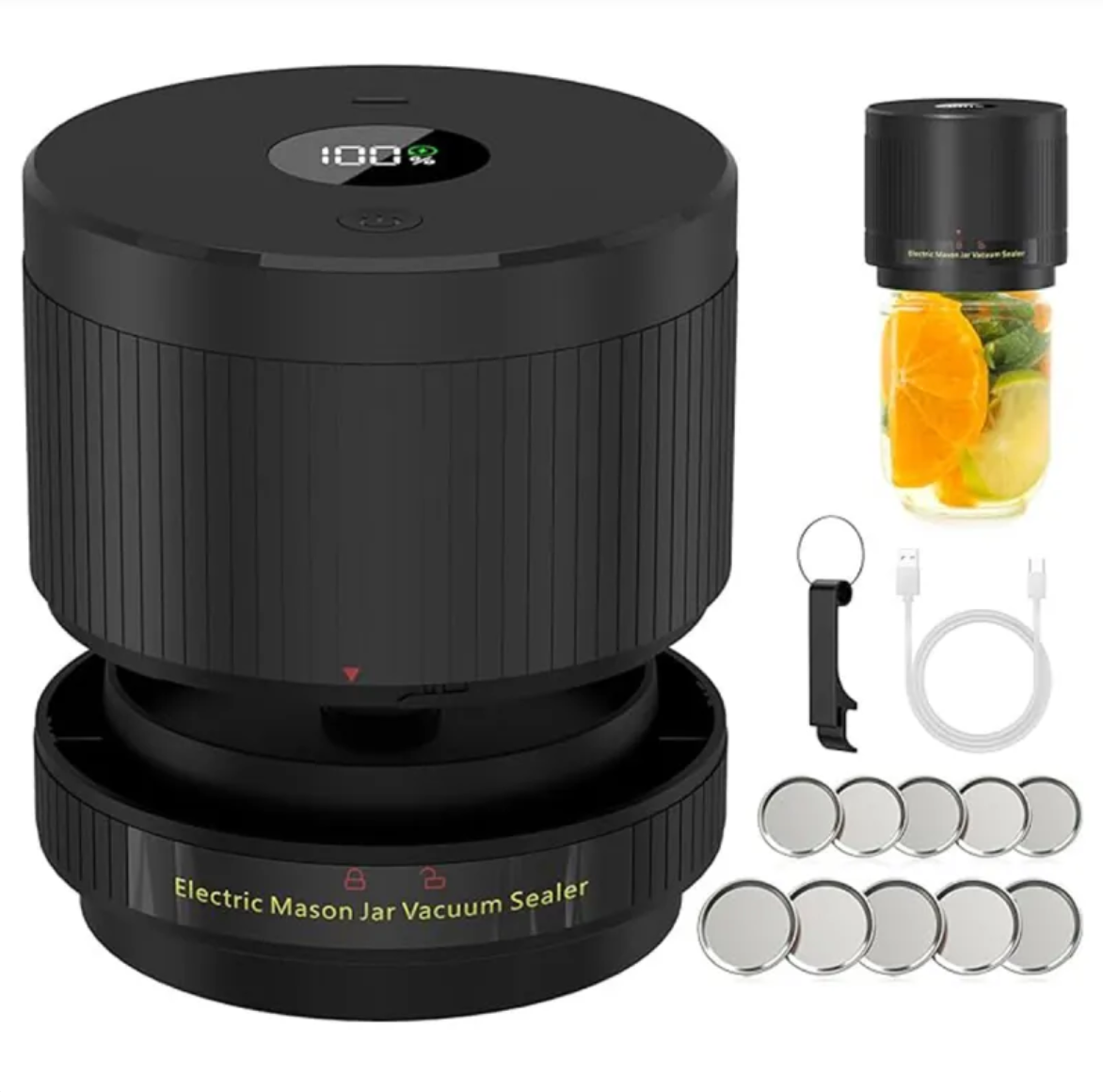 Electric Mason Jar Vacuum Sealer