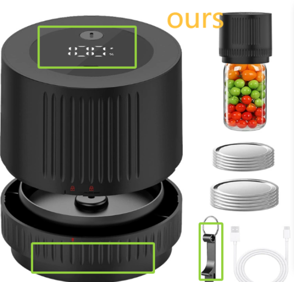 Electric Mason Jar Vacuum Sealer