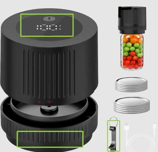 Electric Mason Jar Vacuum Sealer