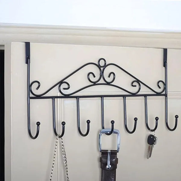 Over-the-Door Hanger with 7 Hooks