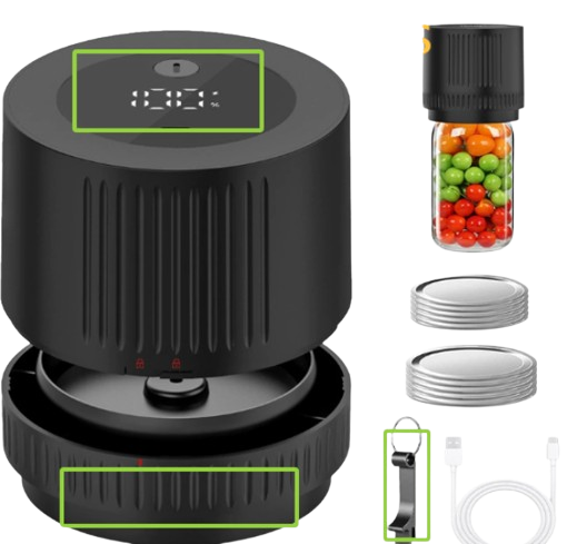 Electric Mason Jar Vacuum Sealer