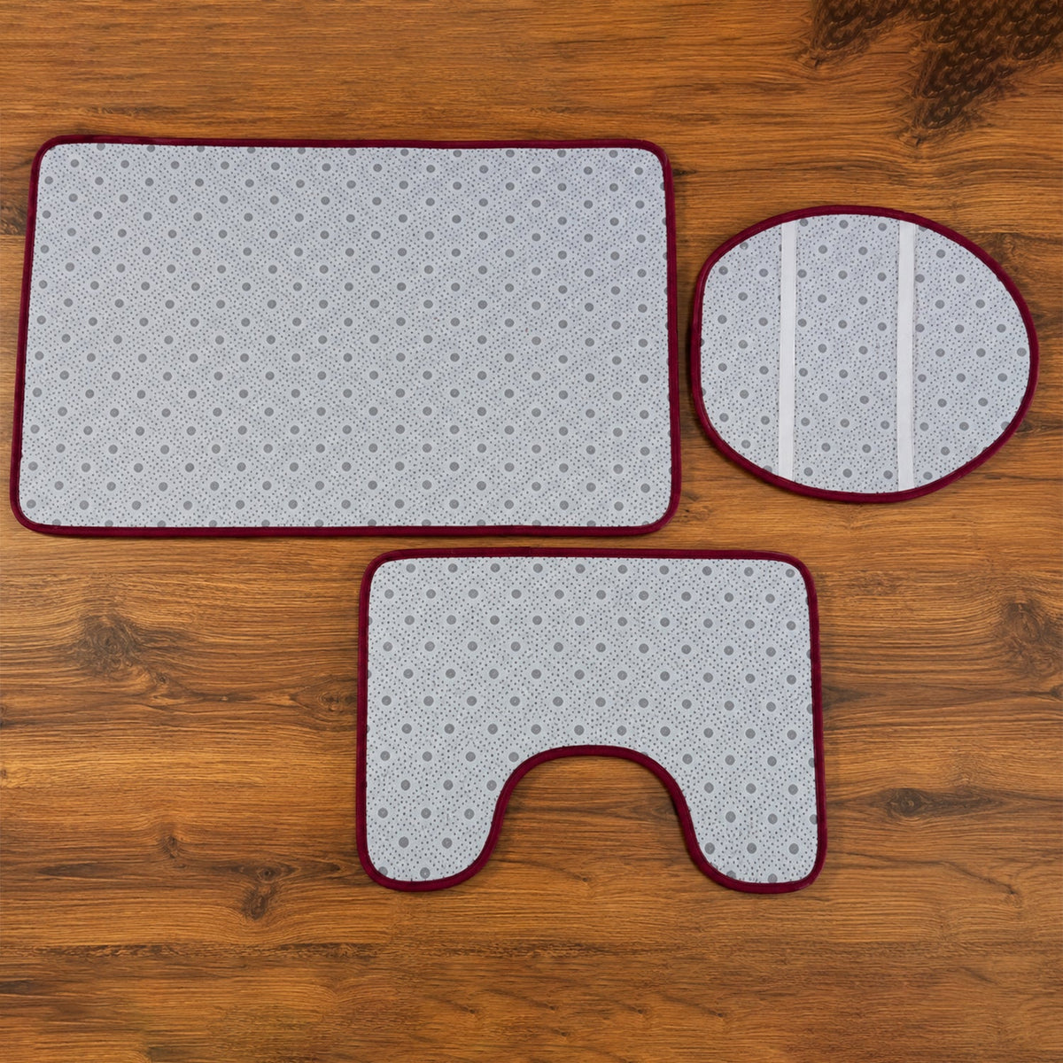 3-Piece Bathroom Mat Set