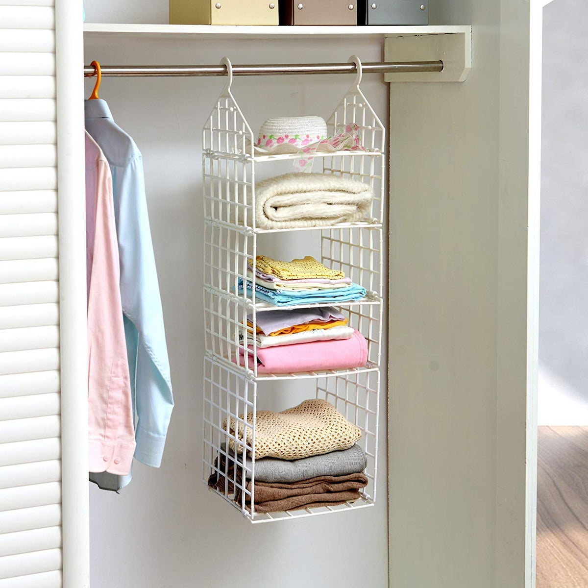 5-Tier Hanging Wardrobe Organiser