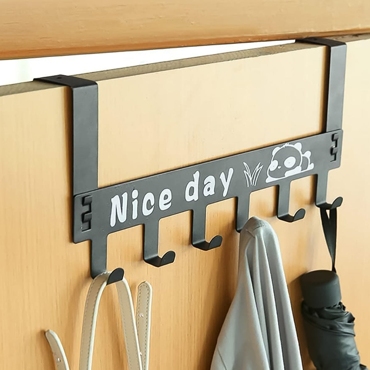 Over-Door Hook Rack, Set of 2