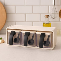 3-Piece Spice Box Set with Stand 1