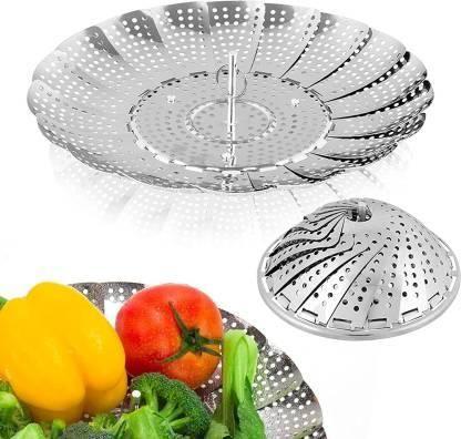 Foldable Stainless Steel Steamer Basket