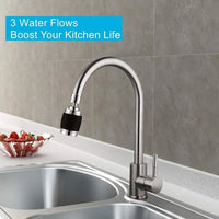 360° Swivel Tap Extender with Two Spray Modes 2