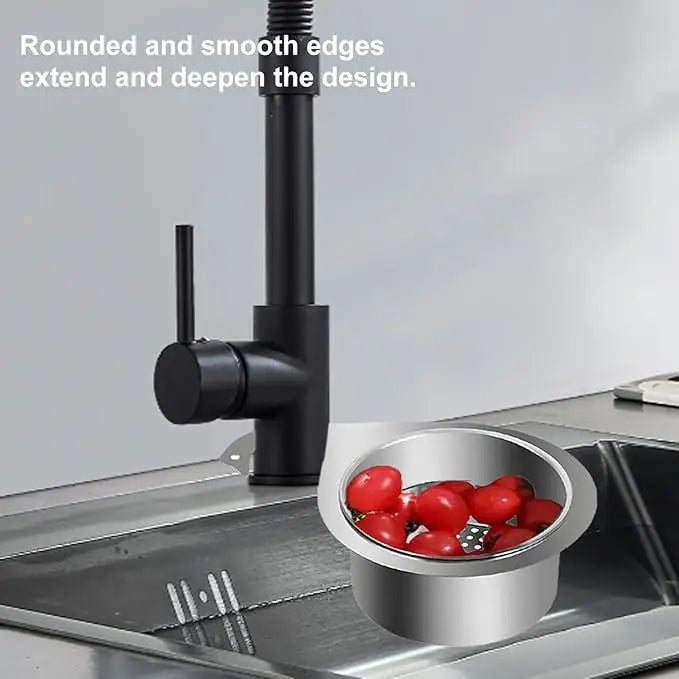 Stainless Steel Sink Strainer Basket with Hook