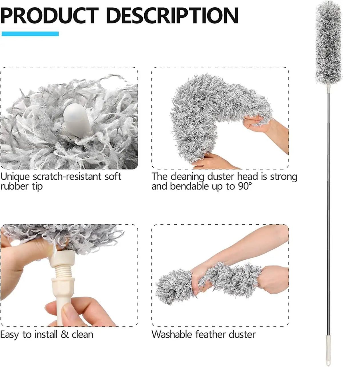 Extendable Microfibre Duster