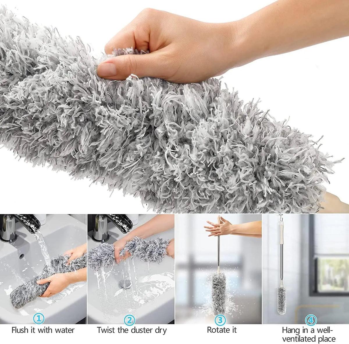 Extendable Microfibre Duster