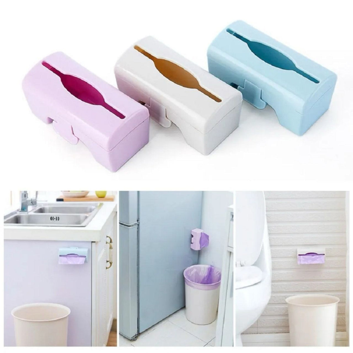 Wall-Mounted Bag Dispenser Box