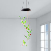 Solar Hummingbird Wind Chime 3
