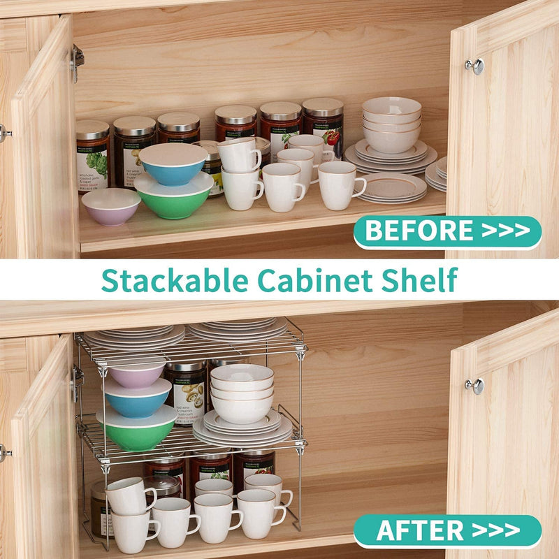 Inside a cabinet