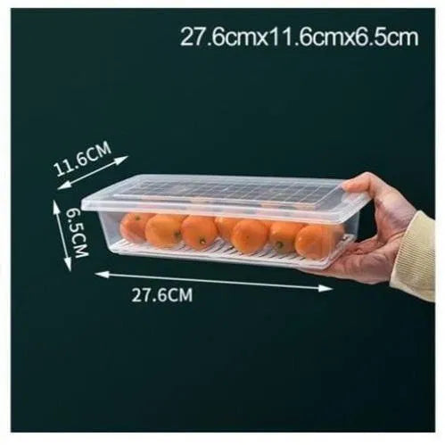 Fridge Storage Boxes, 27.6 cm, Pack of 2