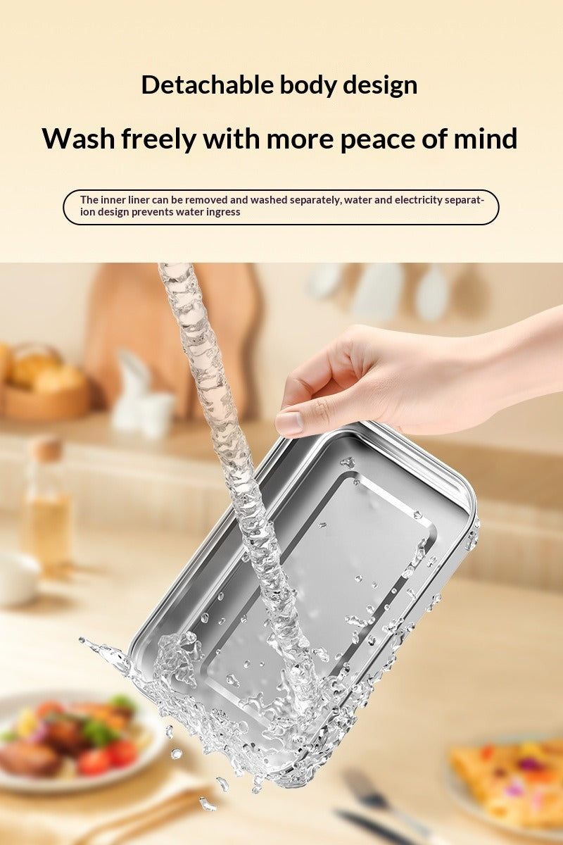 Electric Lunch Box Food Warmer, 900 ml