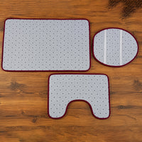 3-Piece Bathroom Mat Set 3