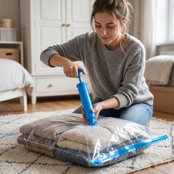Vacuum Storage Bags with Hand Pump